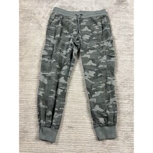 Gap Camouflage Joggers Womens Large Pull On Elastic Waist Cargo